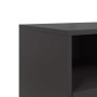 Schwarzer TV-Schrank aus Stahl, 100,5x39x60,5 cm. von , TV-Möbel - Ref: Foro24-846542, Preis: 102,79 €, Rabatt: %