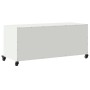 TV stand made of cold-rolled white steel, 100.5x39x43.5 cm by , TV Furniture - Ref: Foro24-846667, Price: 121,90 €, Discount: %