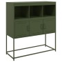 Cold-rolled steel sideboard in olive green 100.5x39x107 cm by , Sideboards - Ref: Foro24-846594, Price: 129,09 €, Discount: %