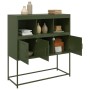 Cold-rolled steel sideboard in olive green 100.5x39x107 cm by , Sideboards - Ref: Foro24-846594, Price: 129,09 €, Discount: %