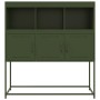 Cold-rolled steel sideboard in olive green 100.5x39x107 cm by , Sideboards - Ref: Foro24-846594, Price: 129,09 €, Discount: %