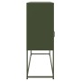 Cold-rolled steel sideboard in olive green 100.5x39x107 cm by , Sideboards - Ref: Foro24-846594, Price: 129,09 €, Discount: %