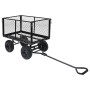 Carrito de mano de jardín negro 350 kg de vidaXL, Carretillas de carga - Ref: Foro24-92582, Precio: 185,15 €, Descuento: %