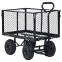 Black garden hand cart 350 kg by vidaXL, Cargo forklifts - Ref: Foro24-92582, Price: 185,15 €, Discount: %