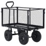 Black garden hand cart 350 kg by vidaXL, Cargo forklifts - Ref: Foro24-92582, Price: 185,15 €, Discount: %