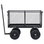 Carrito de mano de jardín negro 350 kg de vidaXL, Carretillas de carga - Ref: Foro24-92582, Precio: 185,15 €, Descuento: %