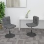 Swivel dining chairs 2 units dark gray velvet by , dining chairs - Ref: Foro24-334264, Price: 123,99 €, Discount: %