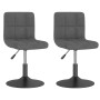 Swivel dining chairs 2 units dark gray velvet by , dining chairs - Ref: Foro24-334264, Price: 123,99 €, Discount: %