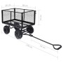 Black garden hand cart 350 kg by vidaXL, Cargo forklifts - Ref: Foro24-92582, Price: 185,15 €, Discount: %