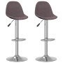 Kitchen stools 2 units in gray taupe fabric by , Kitchen stools - Ref: Foro24-333390, Price: 123,81 €, Discount: %