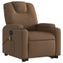 Electric reclining and lifting massage armchair in brown fabric by , Armchairs - Ref: Foro24-3204408, Price: 333,39 €, Discou...