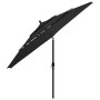 3-tier parasol with black aluminum pole 3.5 m by vidaXL, Umbrellas - Ref: Foro24-313882, Price: 98,99 €, Discount: %