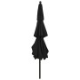 Sombrilla de 3 niveles con poste de aluminio negra 3,5 m de vidaXL, Sombrillas - Ref: Foro24-313882, Precio: 98,95 €, Descuen...