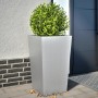 2 stainless steel planters 45x45x75 cm by , Pots and planters - Ref: Foro24-851105, Price: 110,75 €, Discount: %