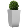 2 stainless steel planters 45x45x75 cm by , Pots and planters - Ref: Foro24-851105, Price: 110,75 €, Discount: %