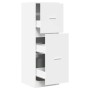 Engineered wood white medicine cabinet 40x41x118 cm by , Lockers and storage cabinets - Ref: Foro24-855196, Price: 87,94 €, D...