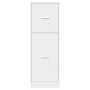 Engineered wood white medicine cabinet 40x41x118 cm by , Lockers and storage cabinets - Ref: Foro24-855196, Price: 87,94 €, D...