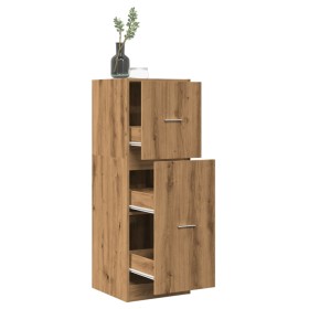 Medizinschrank aus Eichenholz, handgefertigt, 40x41x118 cm. von , Schließfächer und Lagerschränke - Ref: Foro24-855204, Preis...