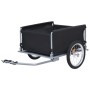 Schwarz-grauer Fahrradanhänger 65 kg von vidaXL, Fahrradanhänger - Ref: Foro24-92590, Preis: 146,99 €, Rabatt: %