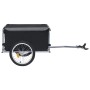 Schwarz-grauer Fahrradanhänger 65 kg von vidaXL, Fahrradanhänger - Ref: Foro24-92590, Preis: 146,99 €, Rabatt: %