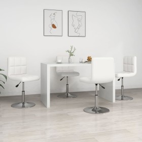 Sillas de comedor 4 unidades cuero sintético blanco de , Sillas de comedor - Ref: Foro24-334189, Precio: 223,99 €, Descuento: %