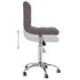 Swivel office chair in gray taupe fabric by , Office chairs - Ref: Foro24-334322, Price: 70,99 €, Discount: %