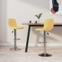 Kitchen stools 2 units yellow fabric by , Kitchen stools - Ref: Foro24-333952, Price: 136,67 €, Discount: %