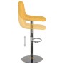 Kitchen stools 2 units yellow fabric by , Kitchen stools - Ref: Foro24-333952, Price: 136,67 €, Discount: %