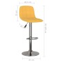 Kitchen stools 2 units yellow fabric by , Kitchen stools - Ref: Foro24-333952, Price: 136,67 €, Discount: %