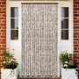 Taupe gray and white chenille mosquito net curtain 100x220 cm by vidaXL, Mosquito nets for windows - Ref: Foro24-325462, Pric...