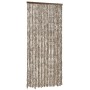 Taupe gray and white chenille mosquito net curtain 100x220 cm by vidaXL, Mosquito nets for windows - Ref: Foro24-325462, Pric...