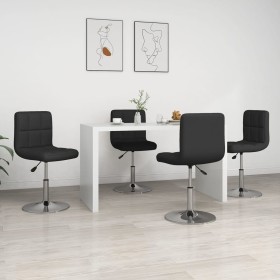 Dining chairs 4 units black synthetic leather by , dining chairs - Ref: Foro24-334190, Price: 205,99 €, Discount: %