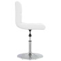 Silla de comedor de cuero sintético blanco de , Sillas de comedor - Ref: Foro24-3087438, Precio: 86,99 €, Descuento: %