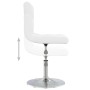 Silla de comedor de cuero sintético blanco de , Sillas de comedor - Ref: Foro24-3087438, Precio: 86,99 €, Descuento: %