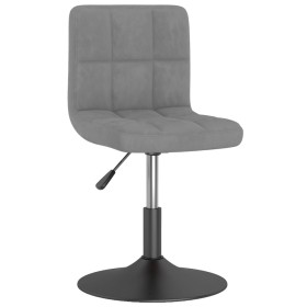 Light gray velvet swivel dining chair by , dining chairs - Ref: Foro24-3087503, Price: 89,26 €, Discount: %