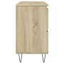 Mueble de baño madera de ingeniería roble Sonoma 80x33x60 cm de , Muebles de baño - Ref: Foro24-849683, Precio: 88,34 €, Desc...