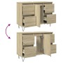 Mueble de baño madera de ingeniería roble Sonoma 80x33x60 cm de , Muebles de baño - Ref: Foro24-849683, Precio: 88,34 €, Desc...