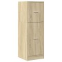 Engineered wood medicine cabinet in Sonoma oak 40x41x118 cm by , Lockers and storage cabinets - Ref: Foro24-855198, Price: 85...