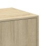 Engineered wood medicine cabinet in Sonoma oak 40x41x118 cm by , Lockers and storage cabinets - Ref: Foro24-855198, Price: 85...