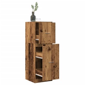 Aged engineered wood medicine cabinet 40x41x118 cm by , Lockers and storage cabinets - Ref: Foro24-855203, Price: 85,50 €, Di...