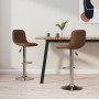 Kitchen stools 2 units brown fabric by , Kitchen stools - Ref: Foro24-333948, Price: 124,44 €, Discount: %