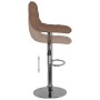 Kitchen stools 2 units brown fabric by , Kitchen stools - Ref: Foro24-333948, Price: 124,44 €, Discount: %