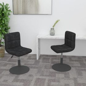 Swivel dining chairs 2 pcs black velvet by , dining chairs - Ref: Foro24-334260, Price: 123,92 €, Discount: %