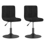 Swivel dining chairs 2 pcs black velvet by , dining chairs - Ref: Foro24-334260, Price: 116,99 €, Discount: %