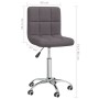 Swivel dining chair in gray taupe fabric by , dining chairs - Ref: Foro24-3087540, Price: 84,00 €, Discount: %