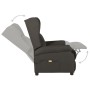 Verstellbarer Relaxsessel aus grauem Taupe-Stoff. von , Elektrische Massagesessel - Ref: Foro24-348524, Preis: 220,74 €, Raba...