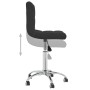 Black fabric swivel office chair by , Office chairs - Ref: Foro24-334319, Price: 80,99 €, Discount: %