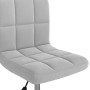 Light gray velvet swivel dining chair by , dining chairs - Ref: Foro24-3087596, Price: 81,90 €, Discount: %