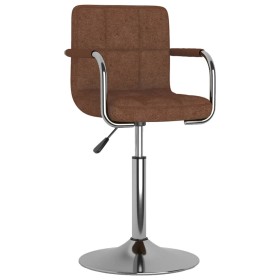 Silla de comedor de tela marrón de , Sillas de comedor - Ref: Foro24-3087879, Precio: 82,33 €, Descuento: %