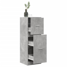 Medicine cabinet made of gray concrete wood engineering, measuring 40x41x118 cm. by , Lockers and storage cabinets - Ref: For...